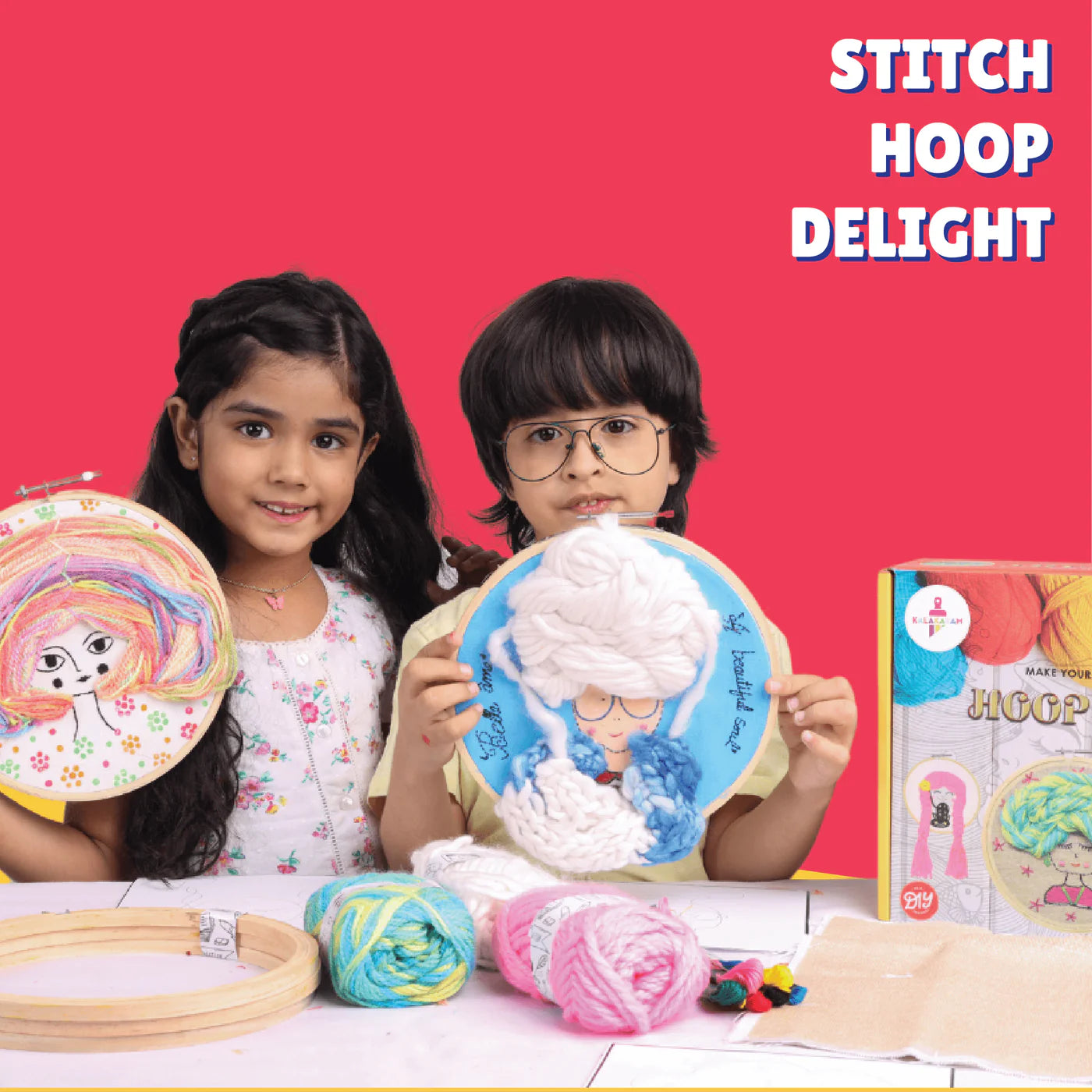 Hoop Art Embroidery Kit