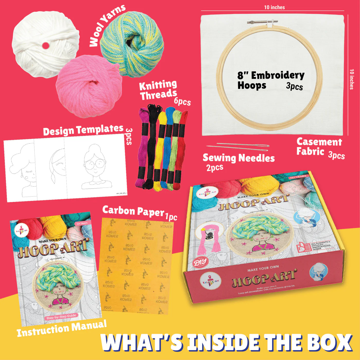 Hoop Art Embroidery Kit
