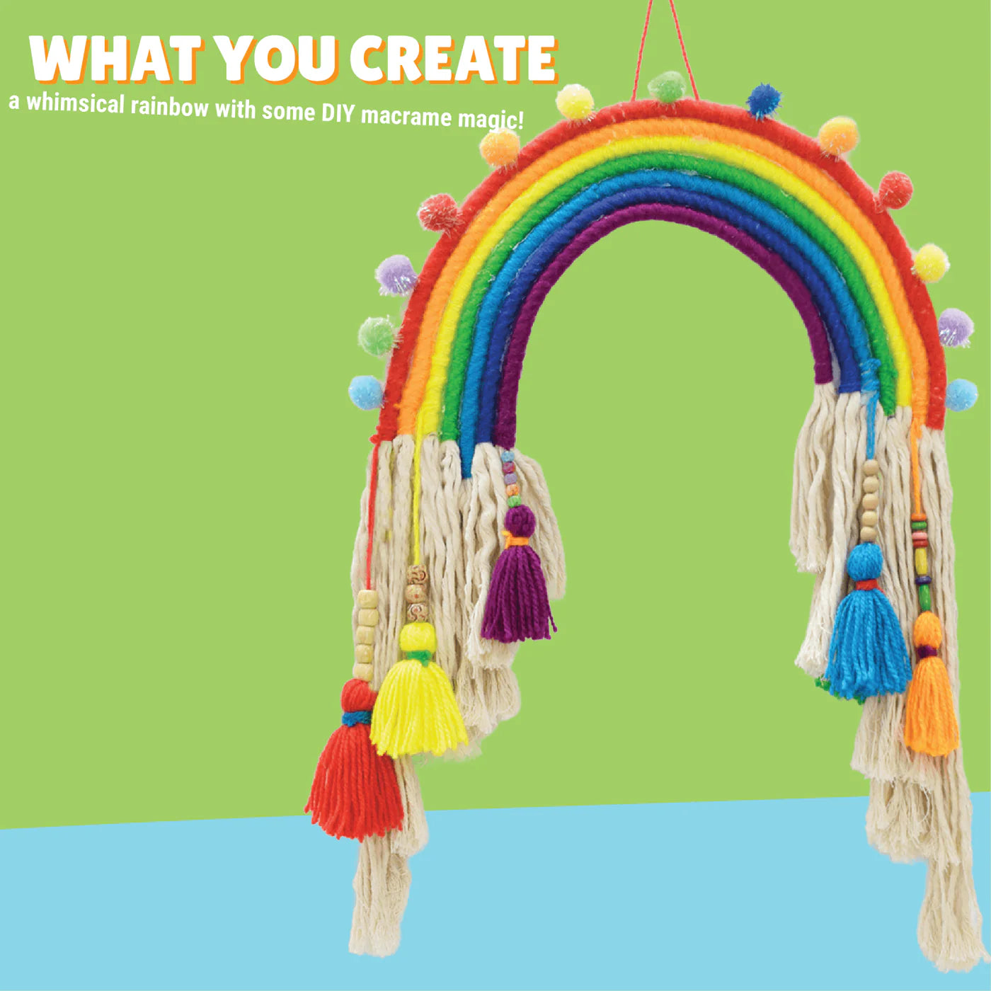 Macrame Rainbow Activity Kit