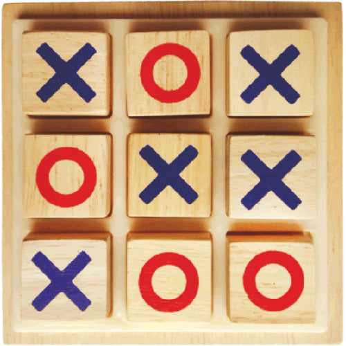 Classic Tic-Tac-Toe Wooden Toy