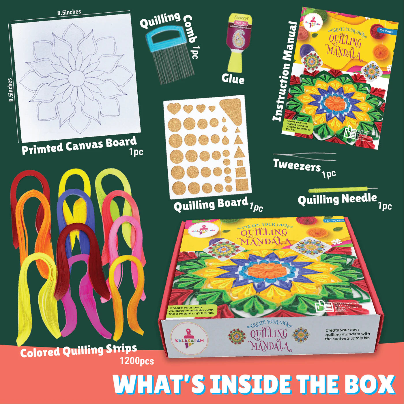 Quilling Mandala Activity Kit