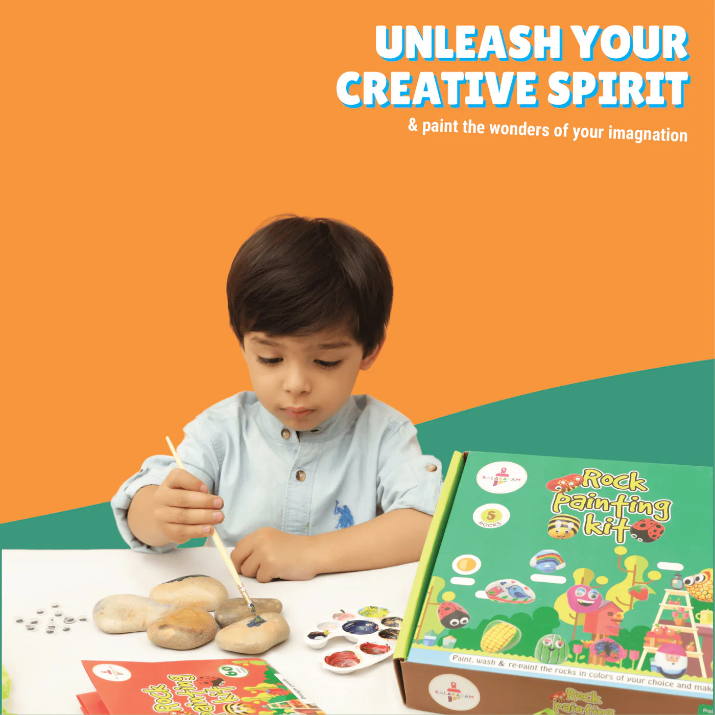 Rock Painting Kit | Screen Free Fun