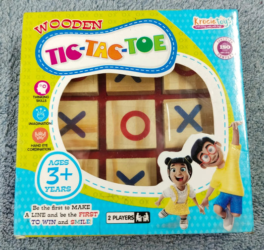Classic Tic-Tac-Toe Wooden Toy