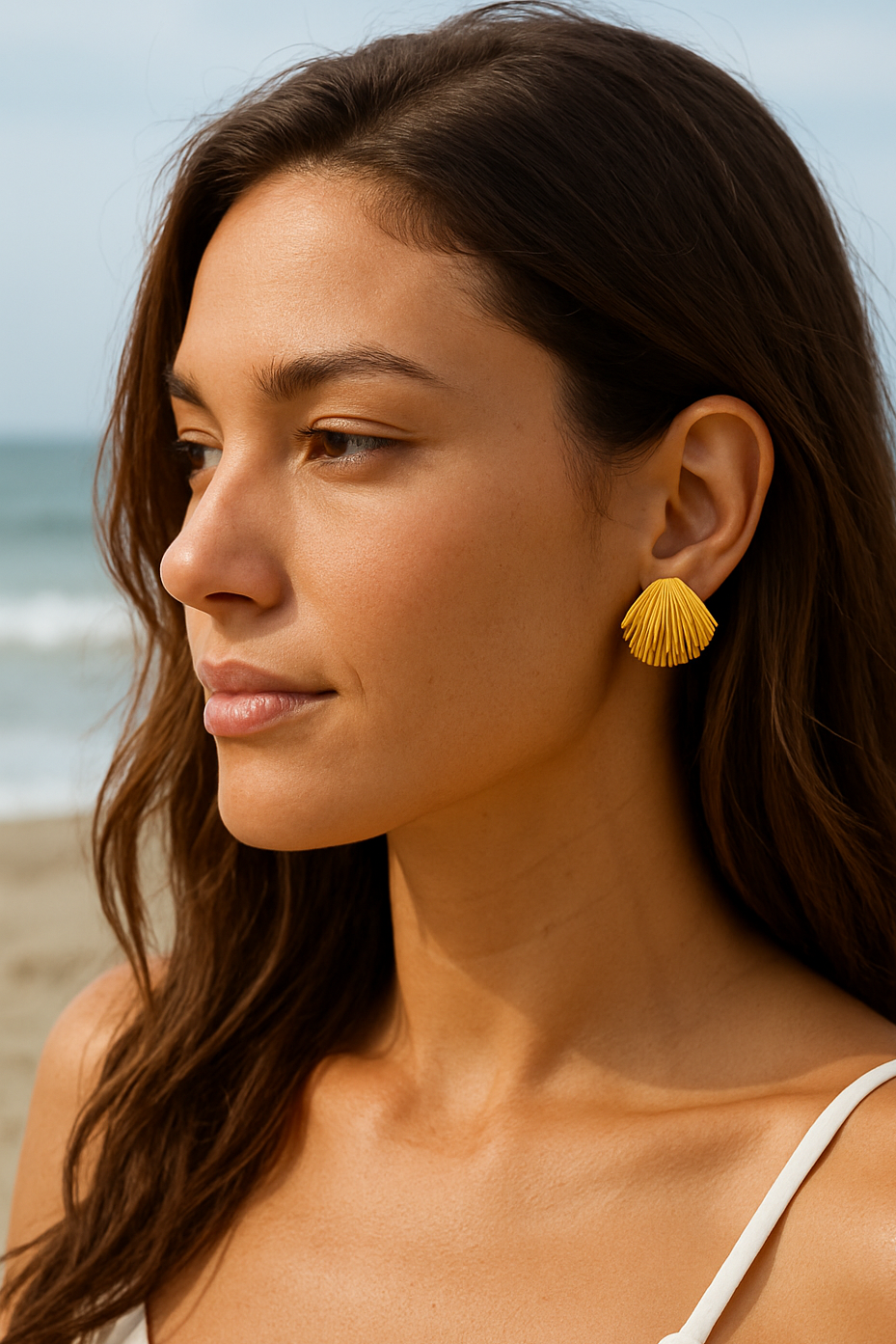 Timeless Ocean Charm: Anti-Tarnish Shell Earrings